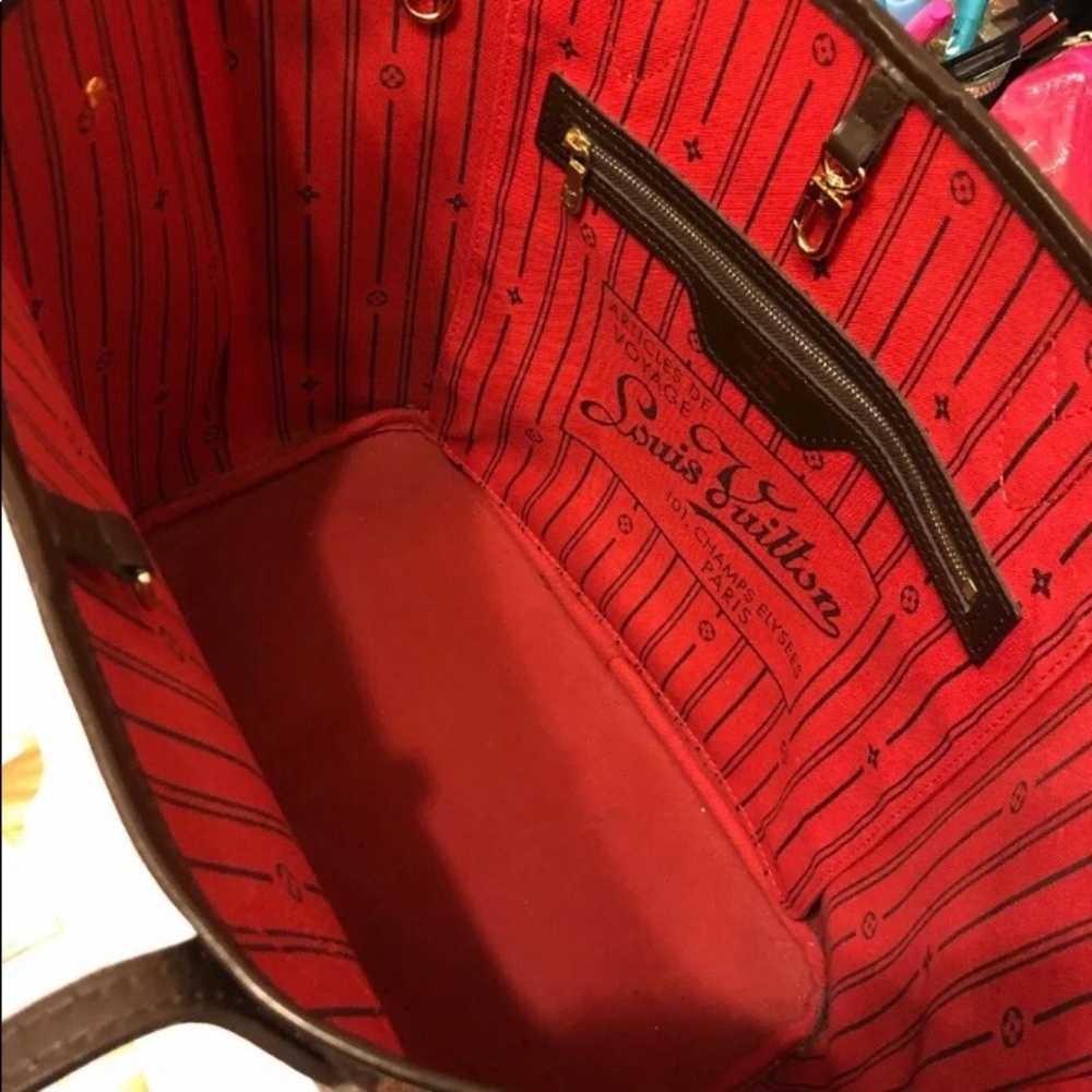 Pre-Owned Neverfull MM damier ebene - Picture 3 of 6